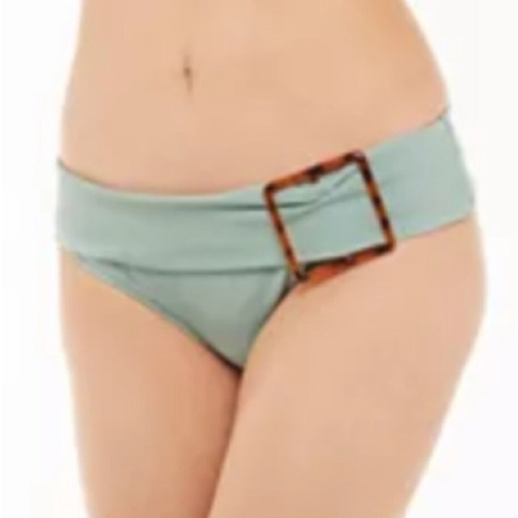 WeWoreWhat NWT Annie Sage Green Hipster Bikini Swim Bottoms Large - Picture 2 of 9